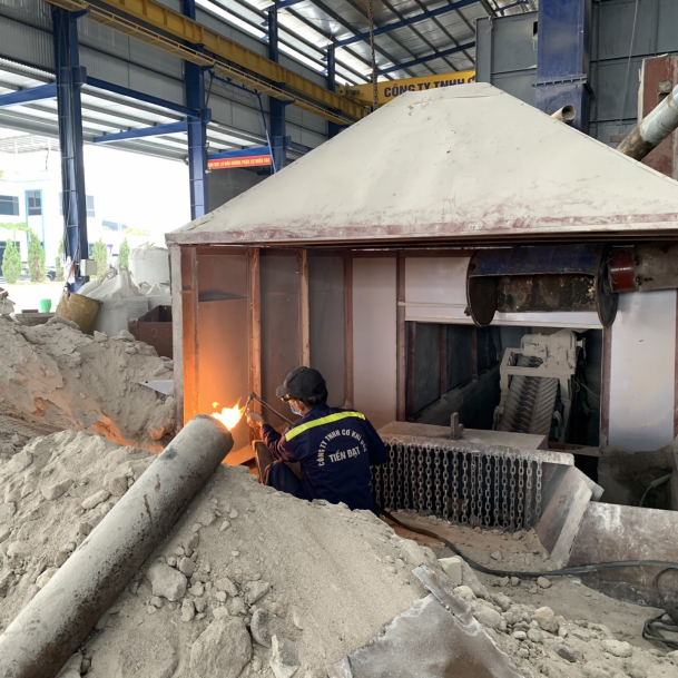 Dây chuyền xử lý cát CO2